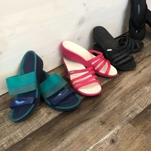 Crocs wedge sandals